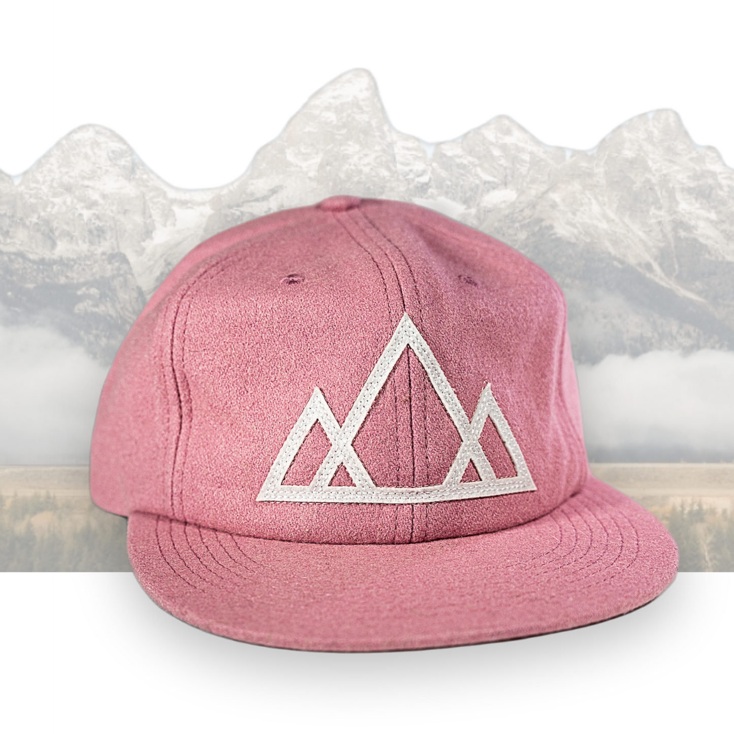 Vintage Wool Mountain Cap- Pink