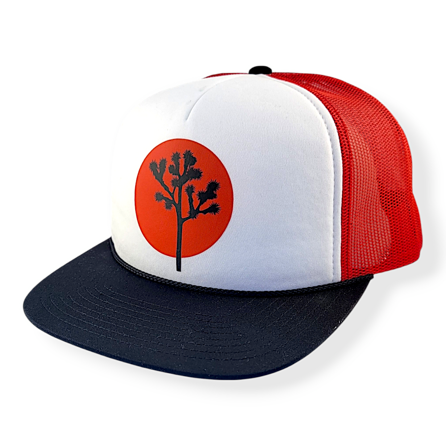 Joshua Tree Red Snapback Trucker Cap
