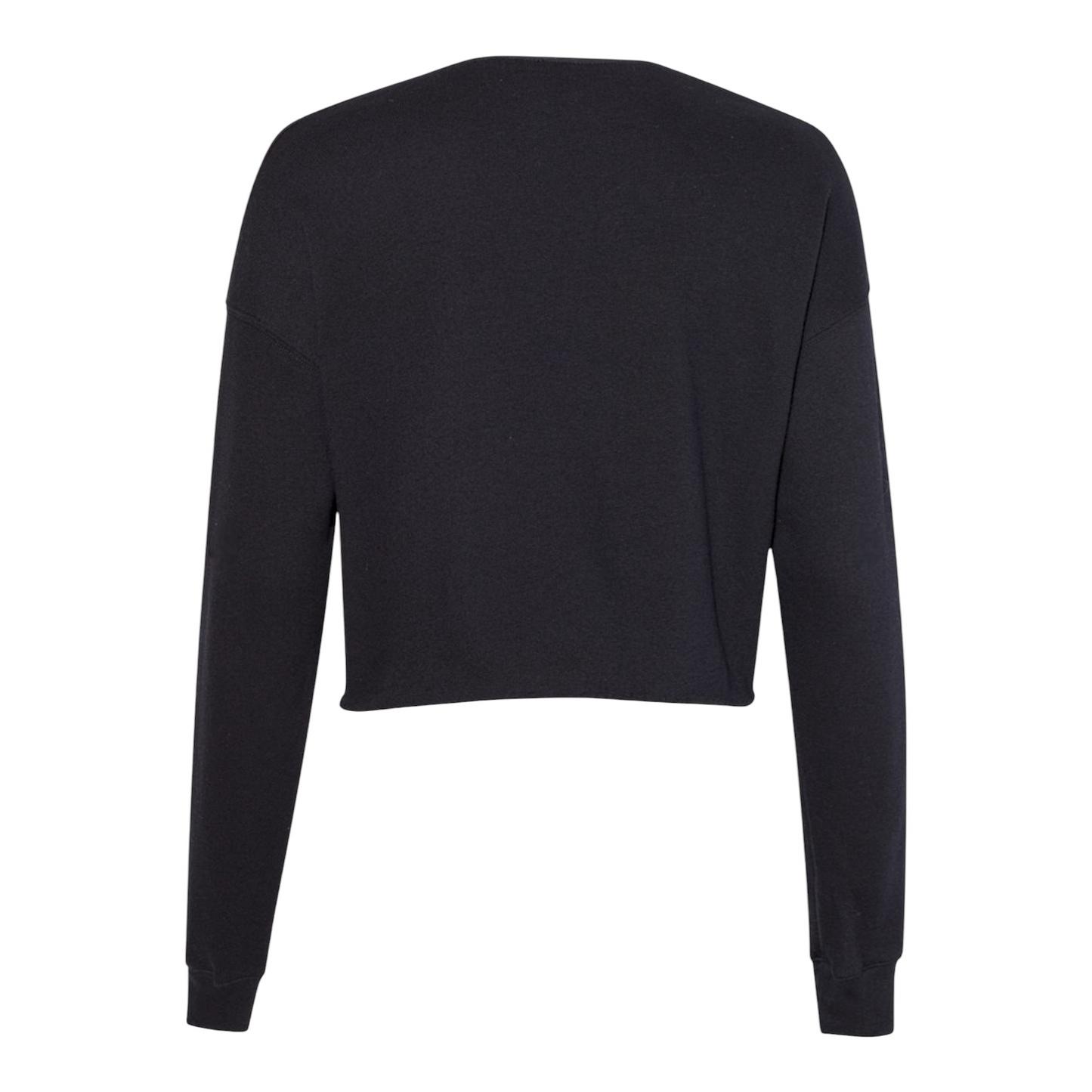 Women's Roam Earth Co Crop Fleece Crew Black