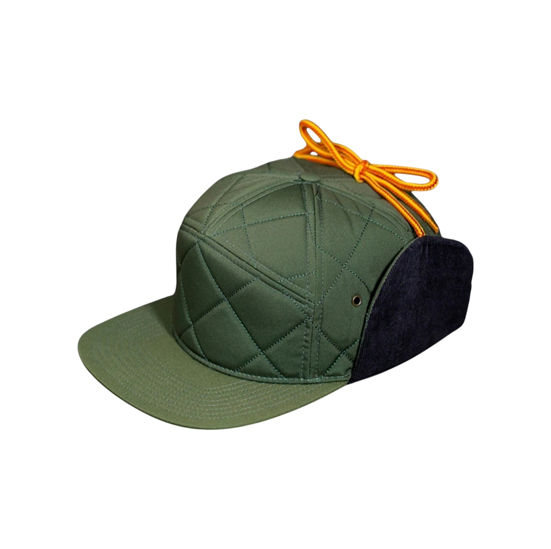 Bonfire Diamond Quilt & Corduroy Loden & Black Performance Hat