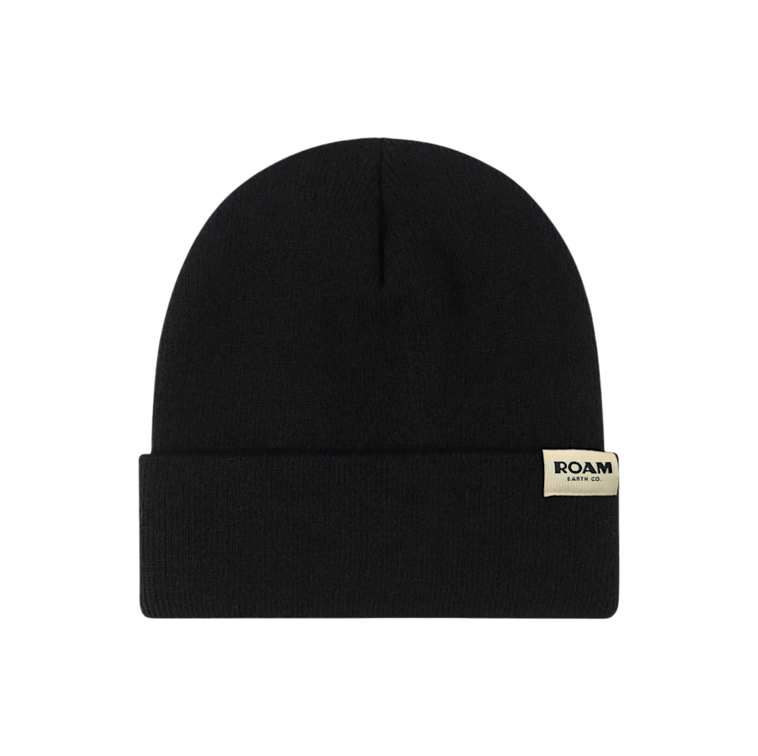 Roam Wool Black Beanie