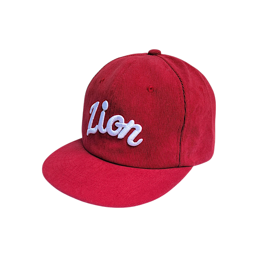 Zion National Park Red Corduroy Unstructured Snapback Cap