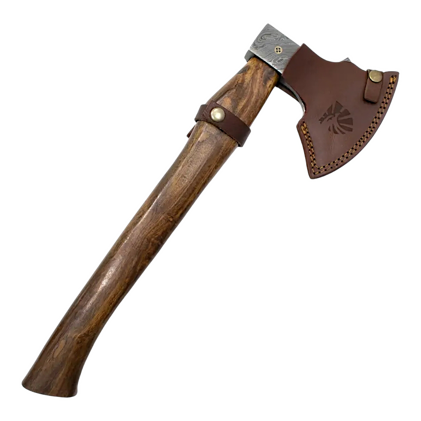 Damascus Steel All Around Camping Hatchet Axe