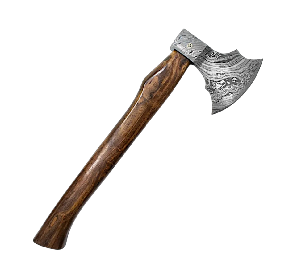 Damascus Steel All Around Camping Hatchet Axe