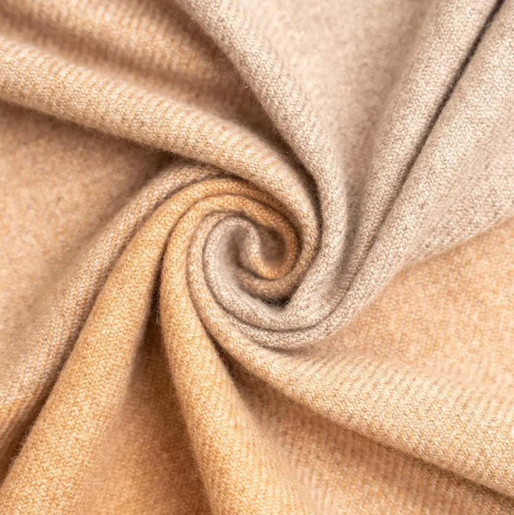 Great Sand Dunes Cashmere Reversible Travel & Luxury Home Blanket