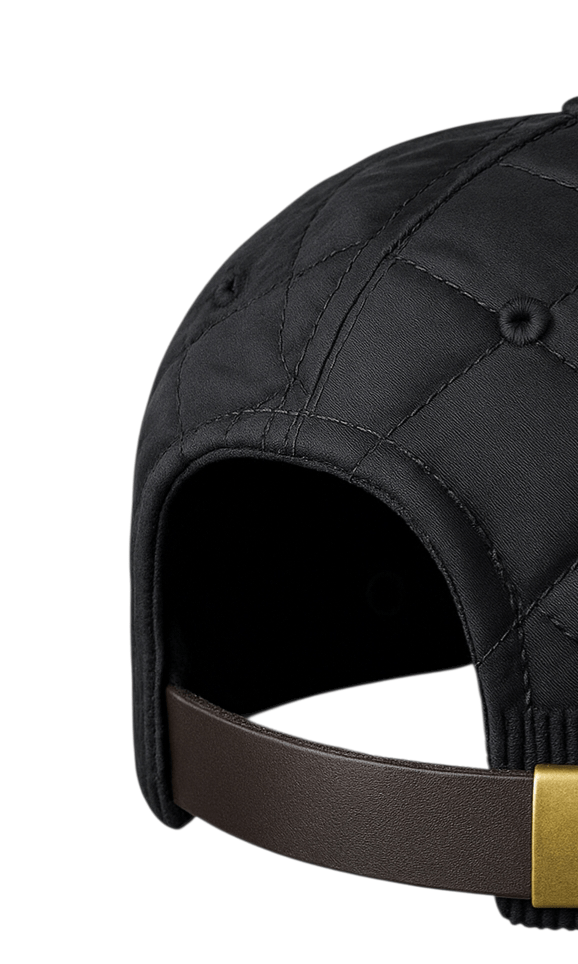 Bonfire Diamond Quilt & Corduroy Black Performance Hat - Roam Earth Co.