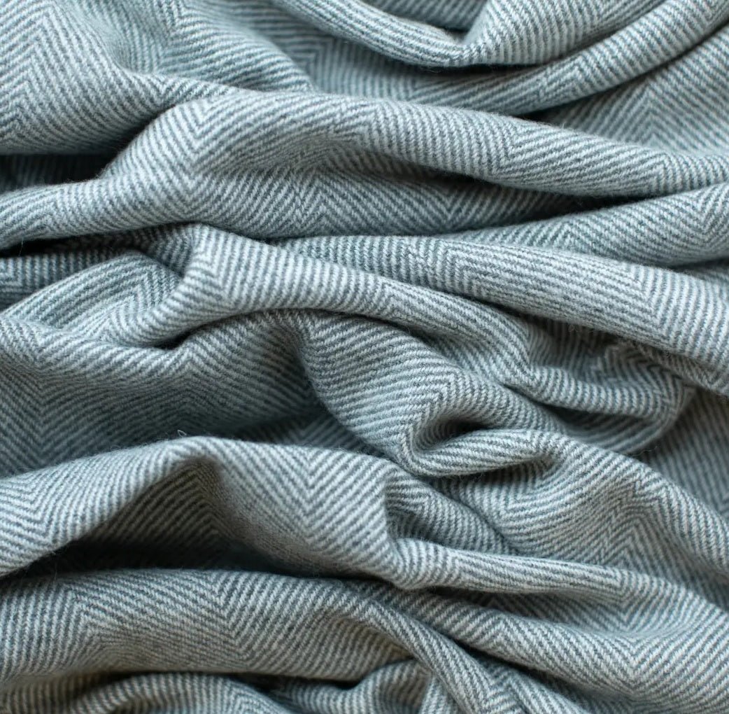 Emerald Lake Cashmere Reversible Travel & Luxury Home Blanket - Roam Earth Co.