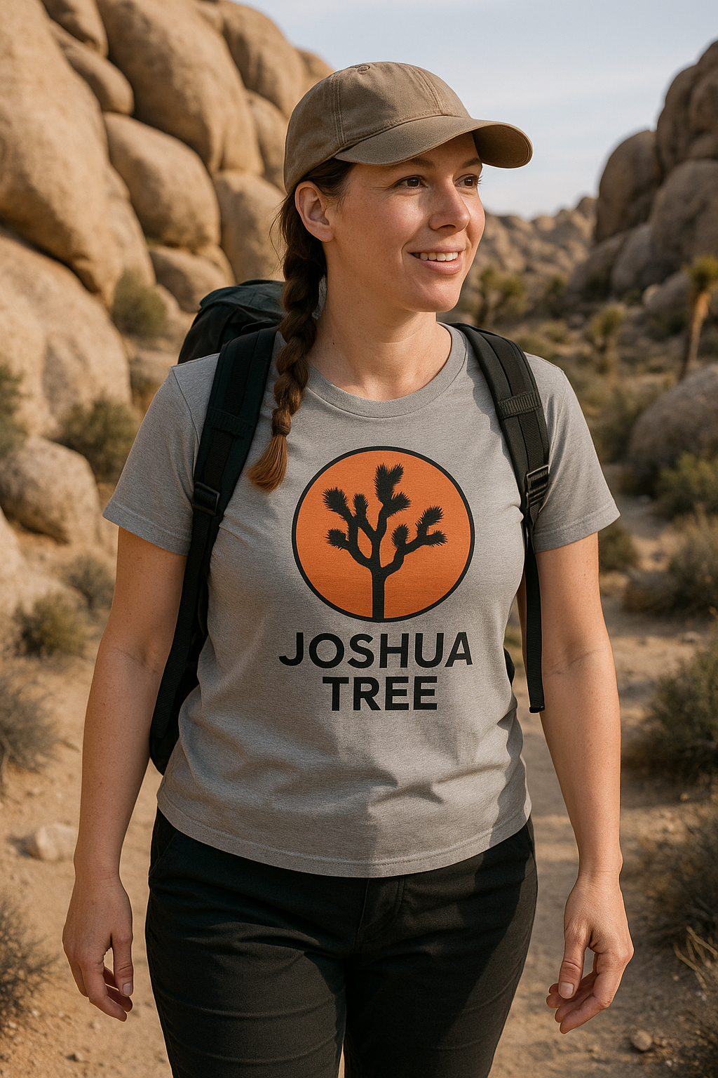 Women's Joshua Tree Cali Crop Tee