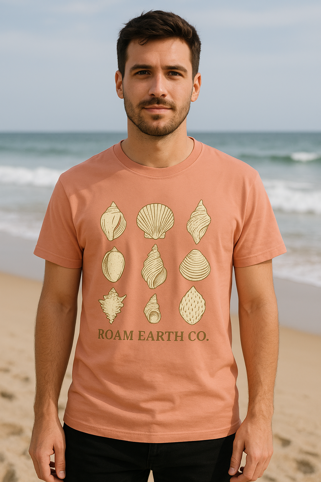 Seashells Coral Unisex Crew Neck T-Shirt