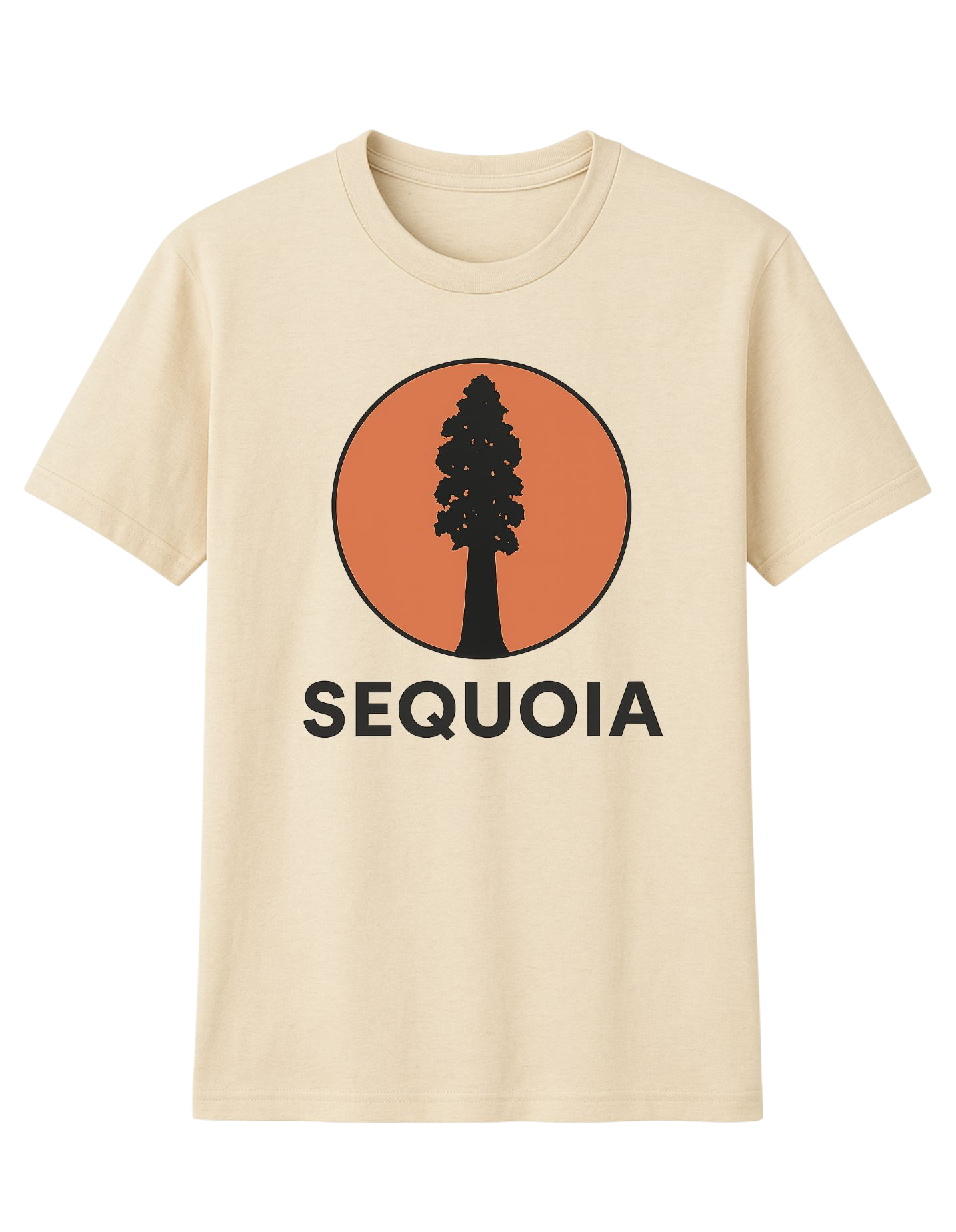 Sequoia Natural White Unisex Crew Neck T-Shirt