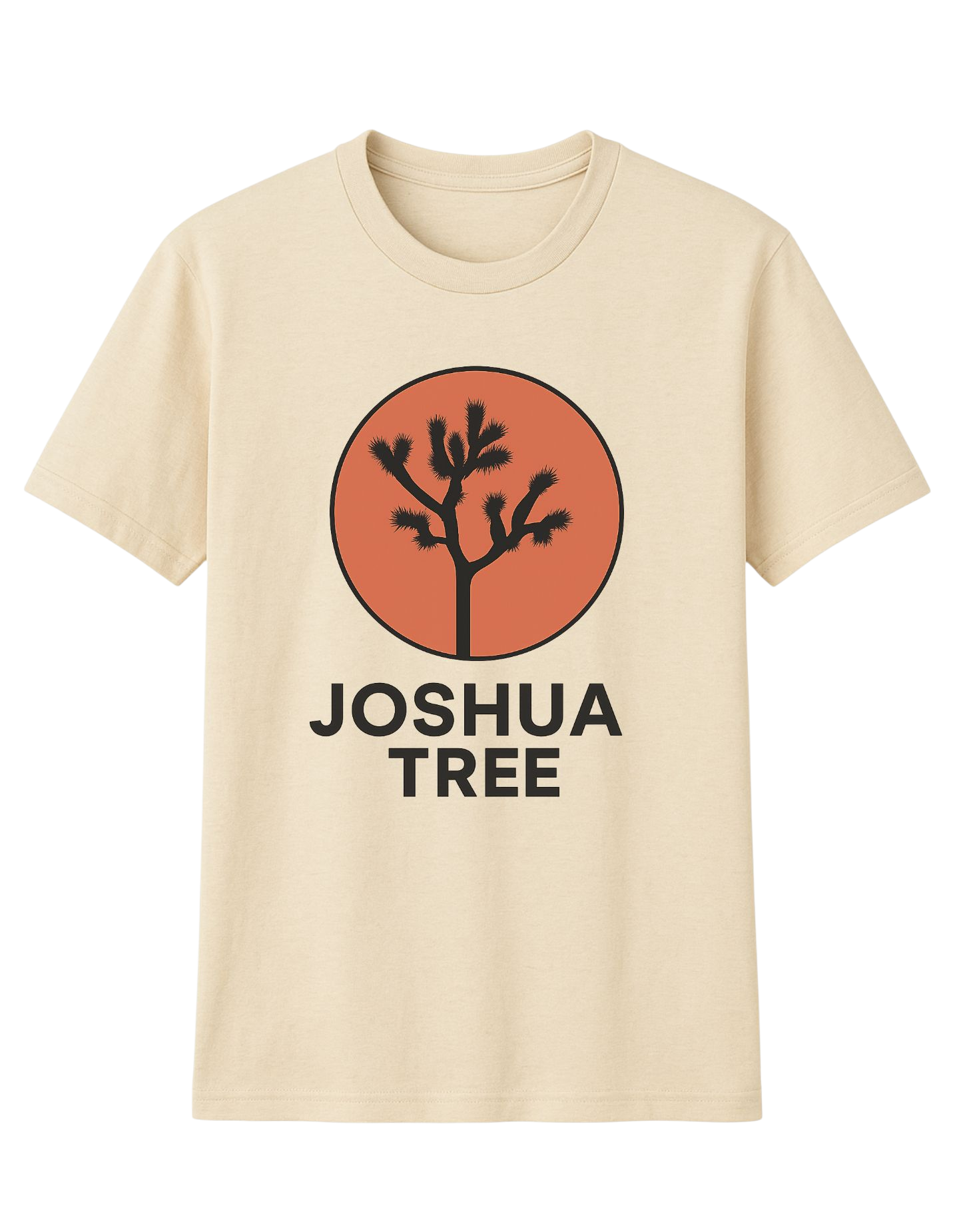 Joshua Tree Natura White Unisex Crew Neck T-Shirt