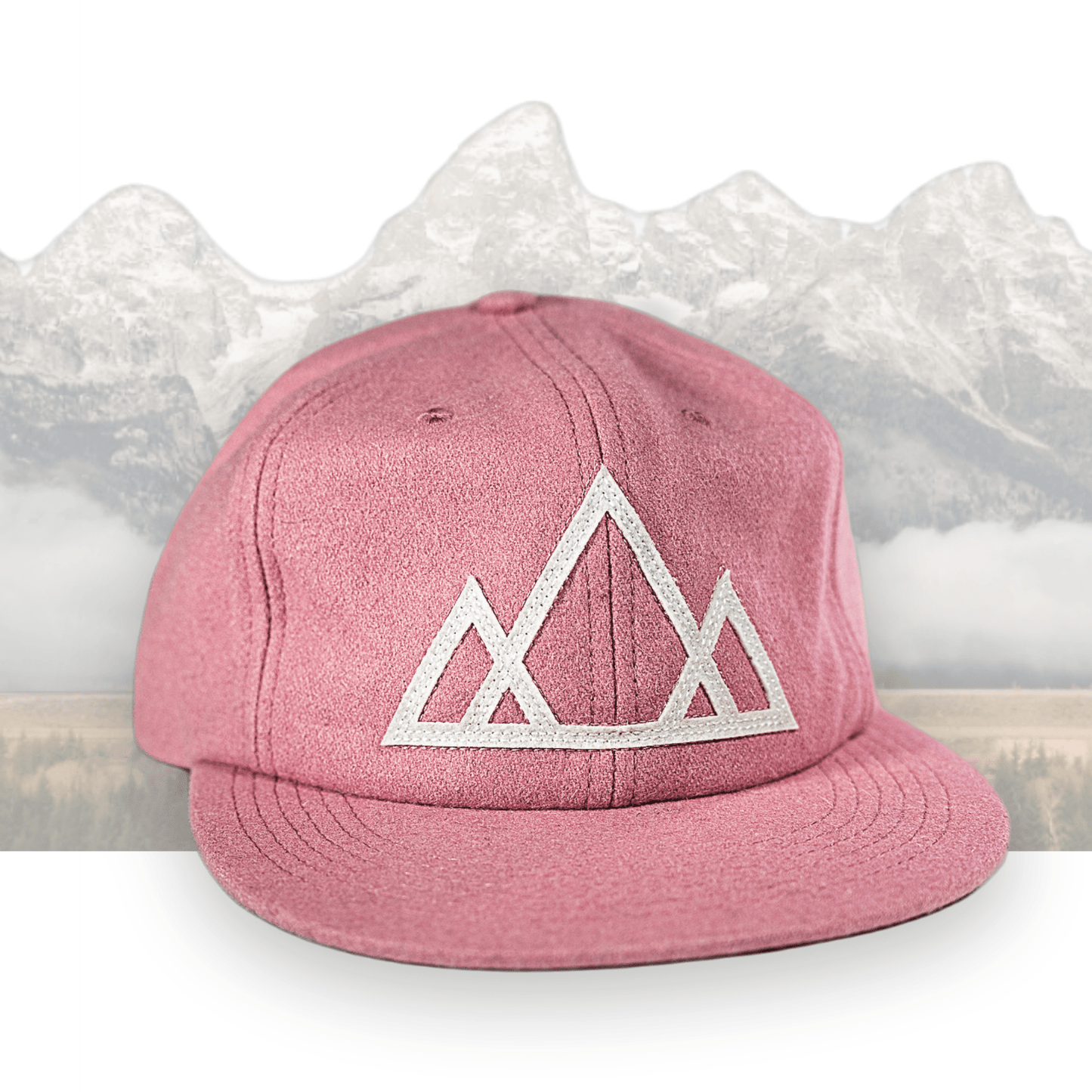Vintage Wool Mountain Cap - Pink - Roam Earth Co.