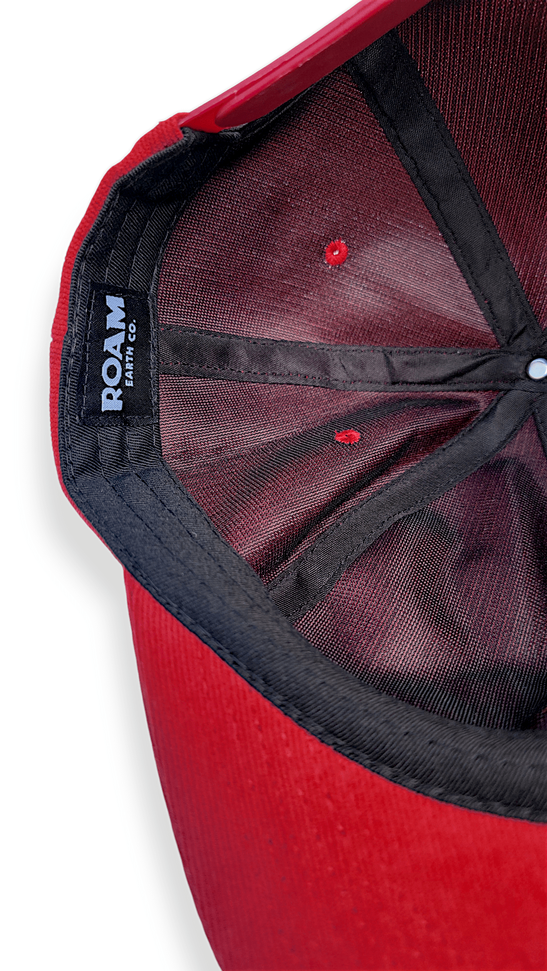 Zion National Park Red Corduroy Unstructured Snapback Cap - Roam Earth Co.