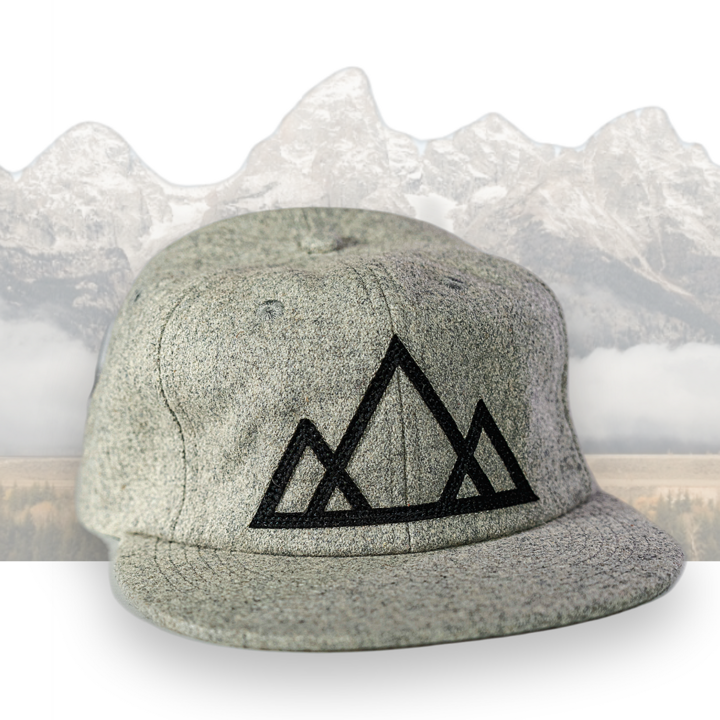 Vintage Wool Mountain Cap- Gray