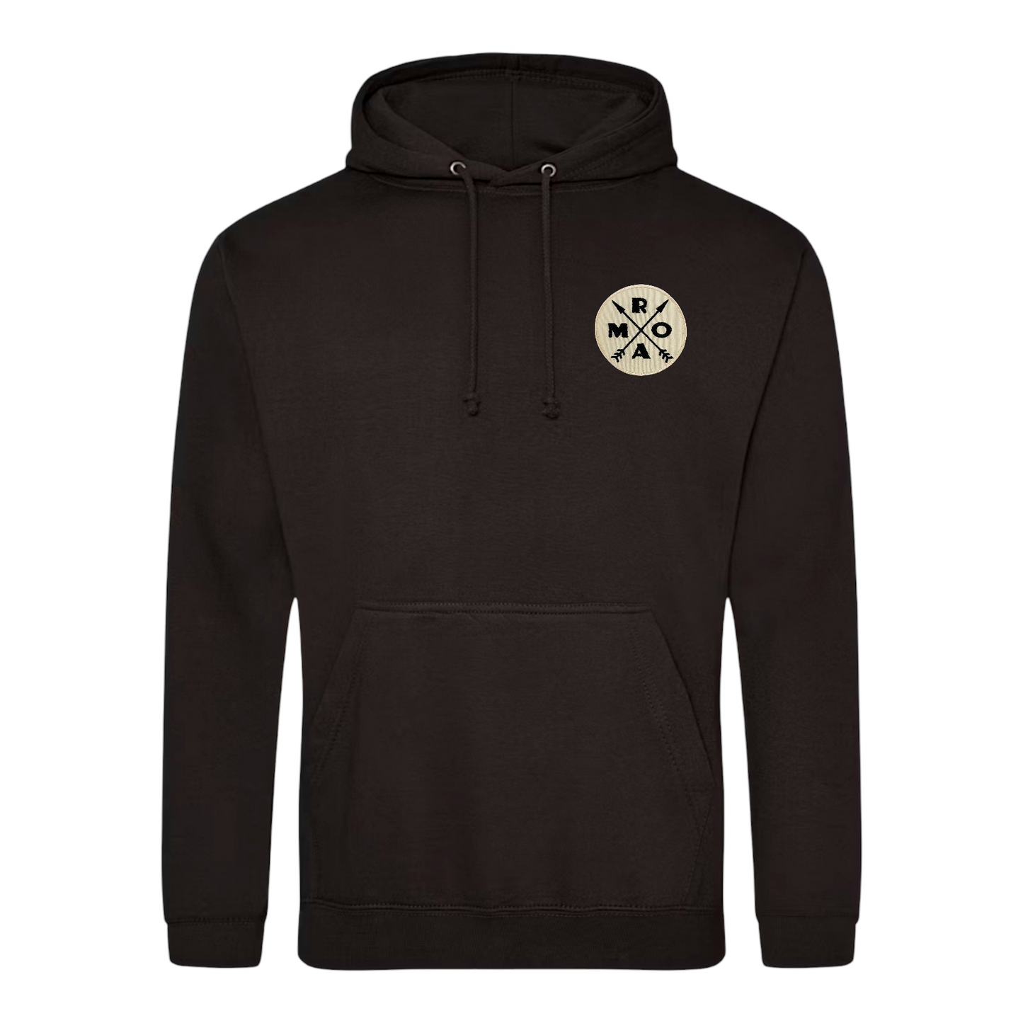 Roam Compass Arrows Black Hoodie