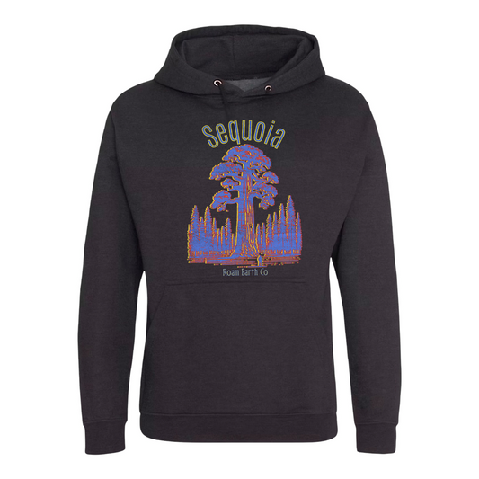 Sudadera con capucha negra vintage Sequoia x Roam