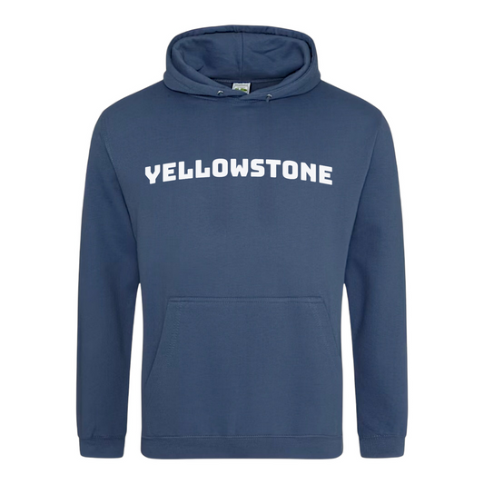 Sudadera con capucha azul de Yellowstone x Roam