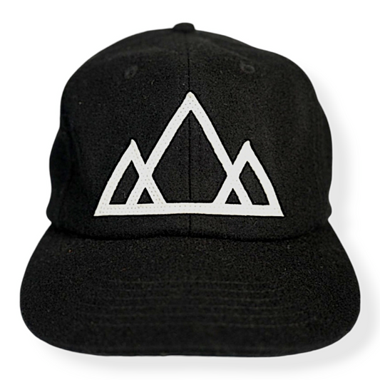 Vintage Wool Mountain Cap-Black