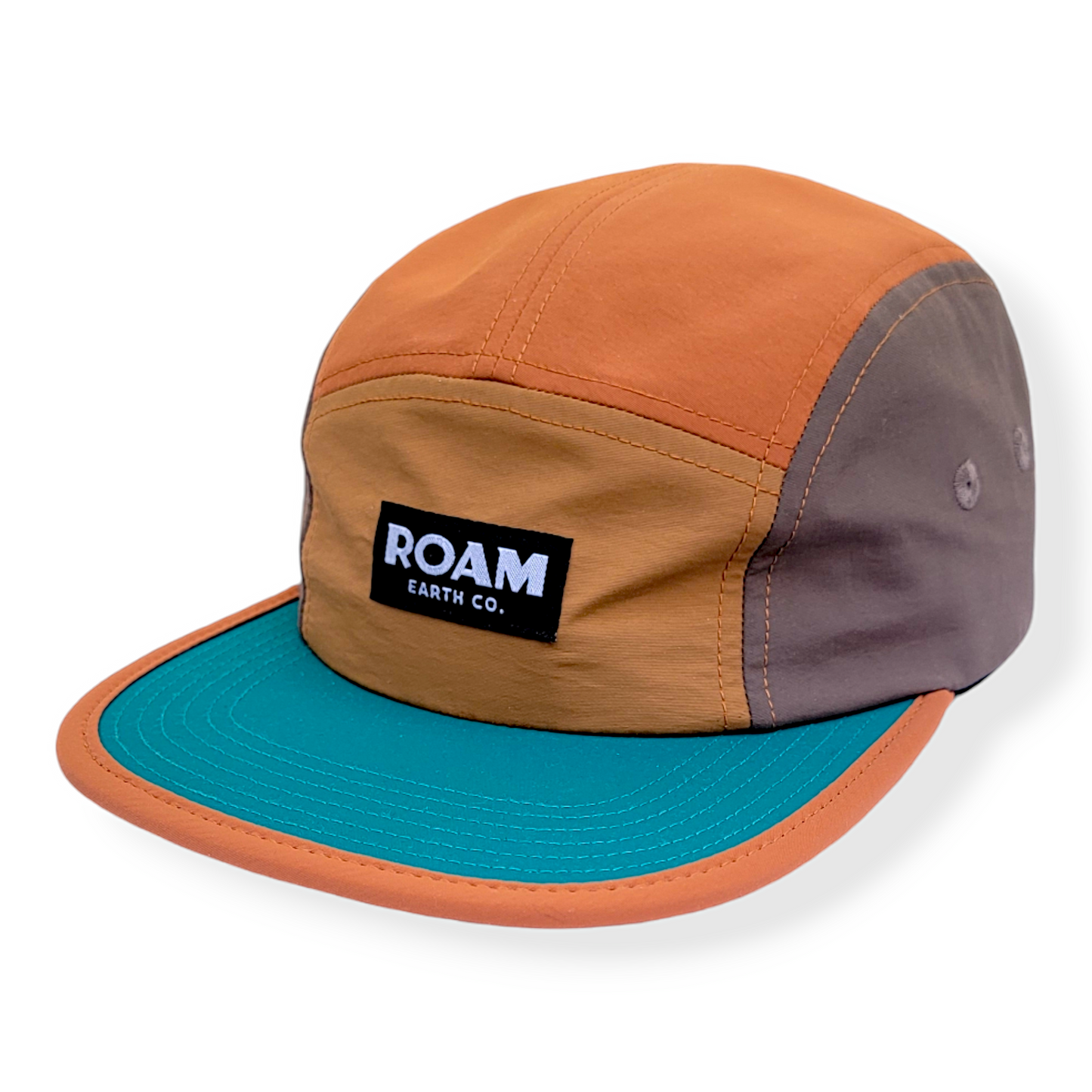 Gorra de cinco paneles de nailon reciclado Roam Performance Tech