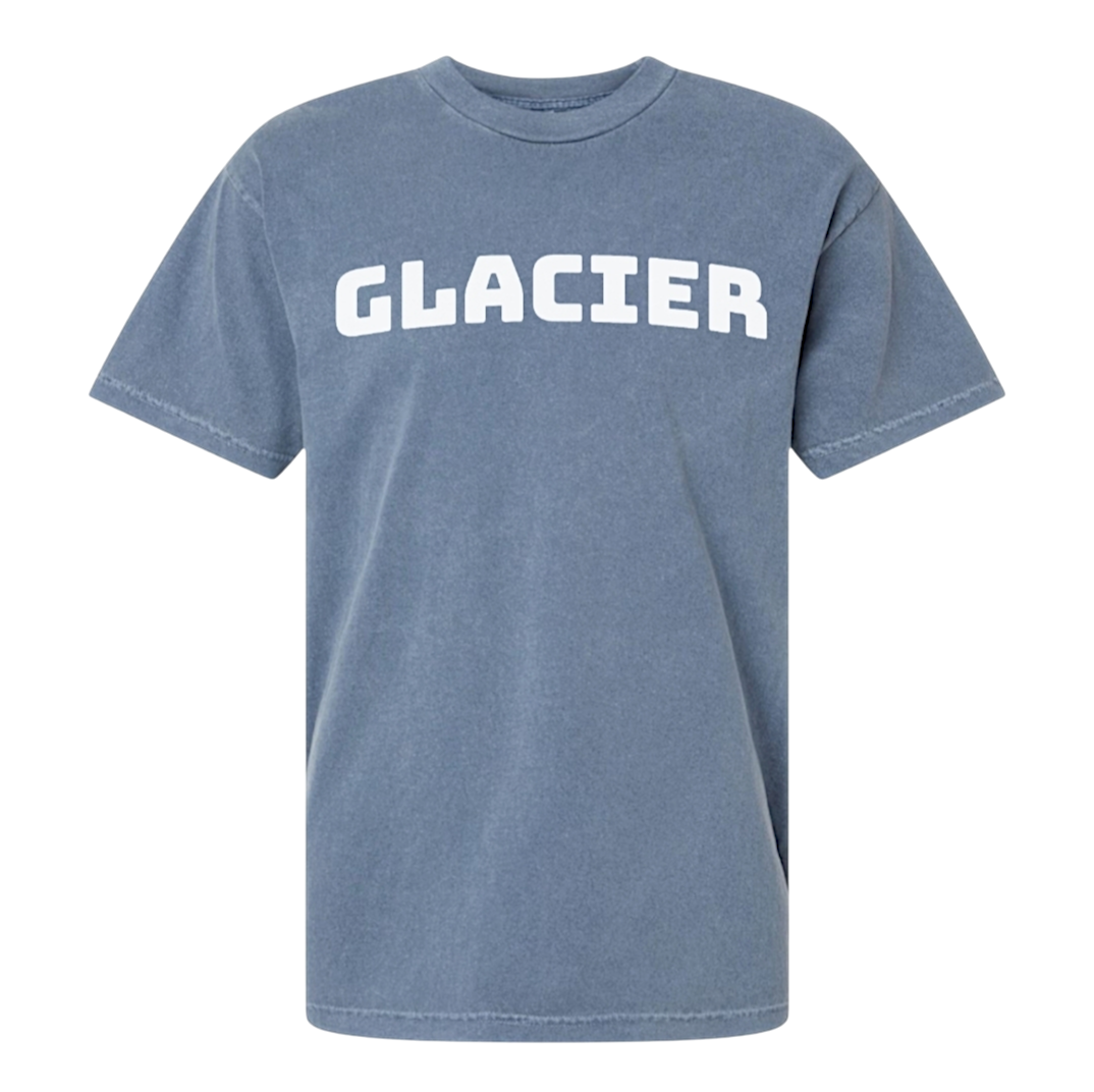 Camiseta azul vintage Glacier x Roam