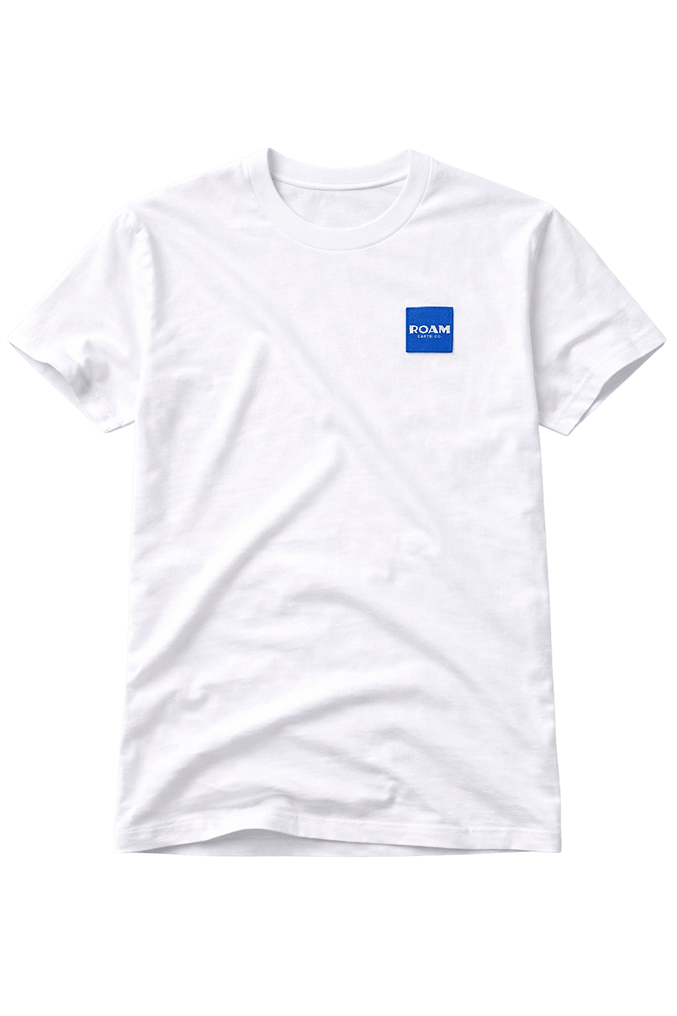Alpine Blue Collection Core White Tee - Roam Earth Co.