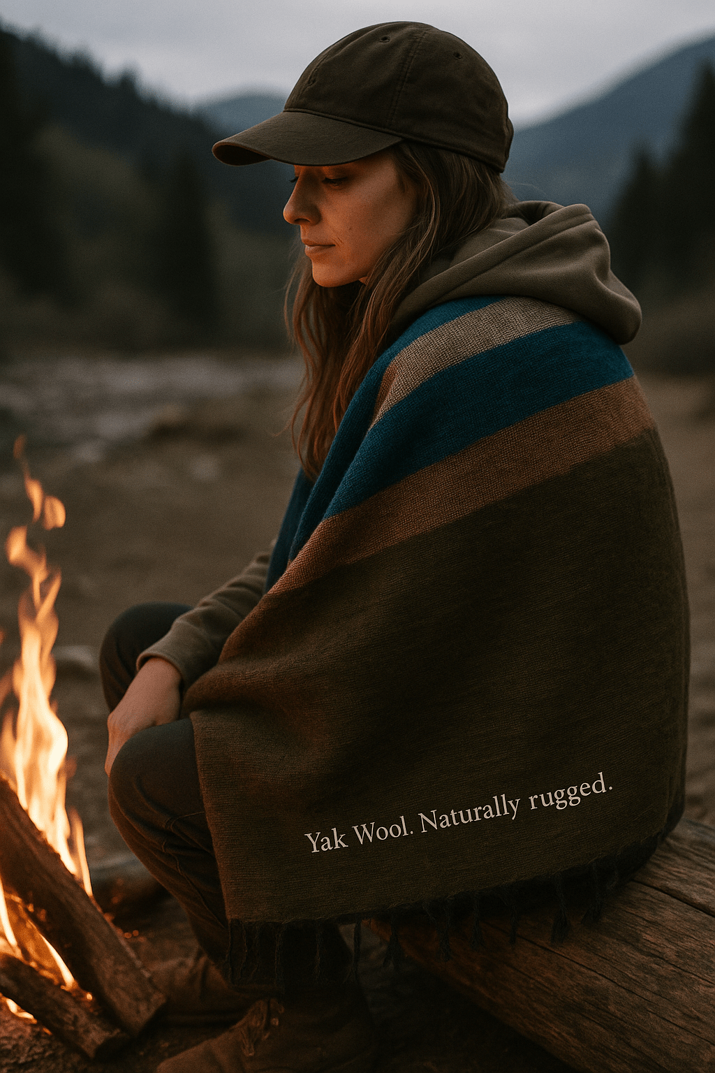 Bear Lake Handmade Yak Wool Extra Soft Travel Throw Blanket - Roam Earth Co.