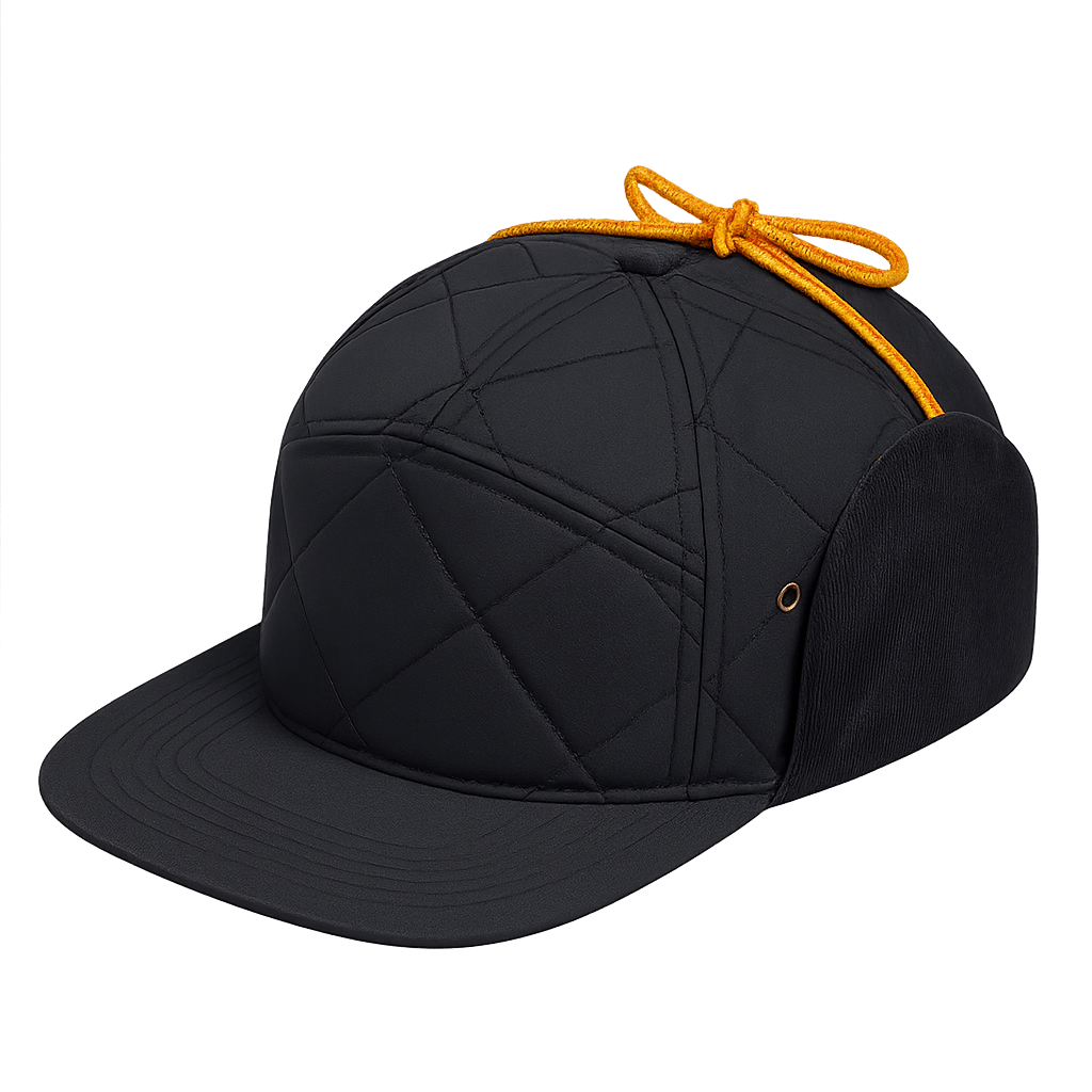 Bonfire Diamond Quilt & Corduroy Black Performance Hat - Roam Earth Co.