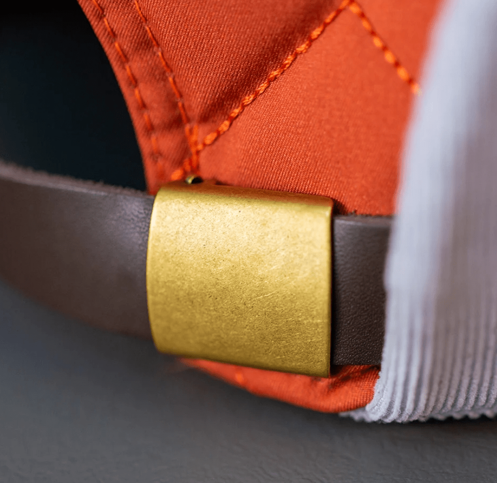 Bonfire Diamond Quilt & Corduroy Rust & Blue Performance Hat - Roam Earth Co.