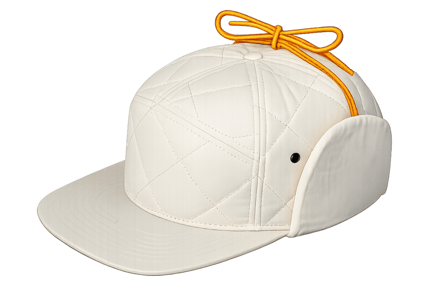 Bonfire Diamond Quilt & Corduroy White Performance Hat - Roam Earth Co.