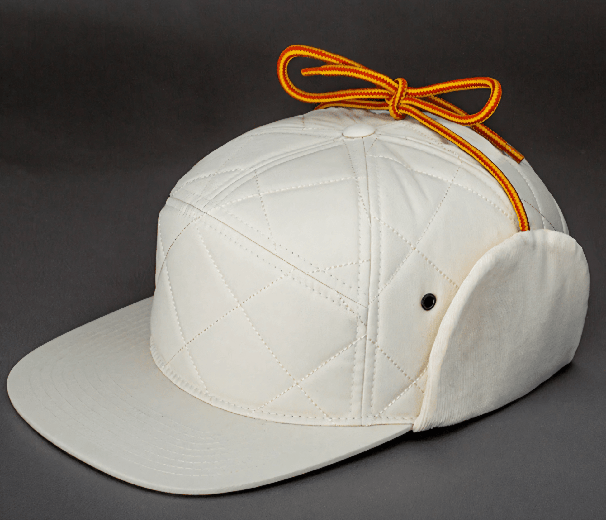 Bonfire Diamond Quilt & Corduroy White Performance Hat - Roam Earth Co.