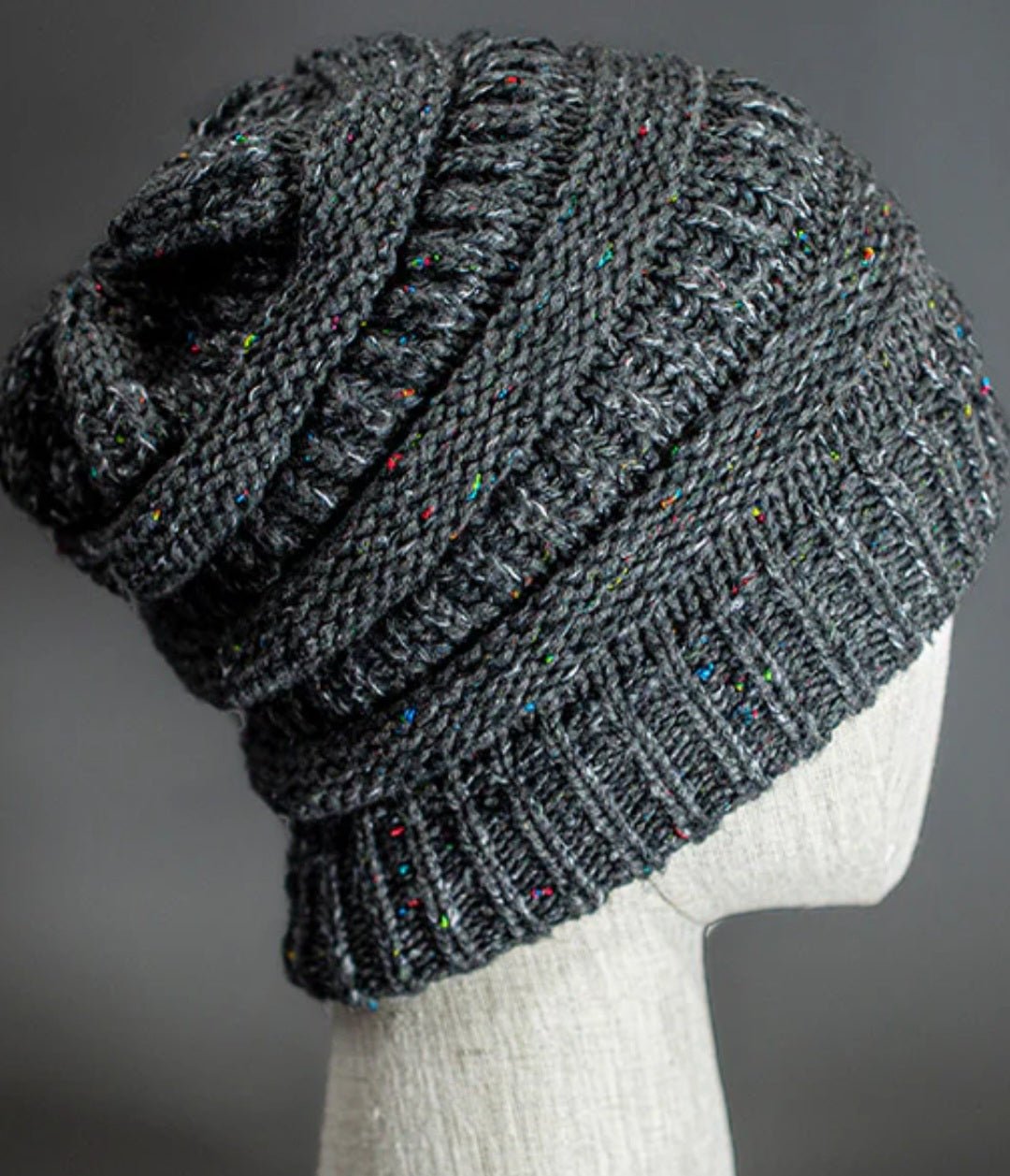 Breckenridge Speckled Wool Charcoal Beanie - Roam Earth Co.