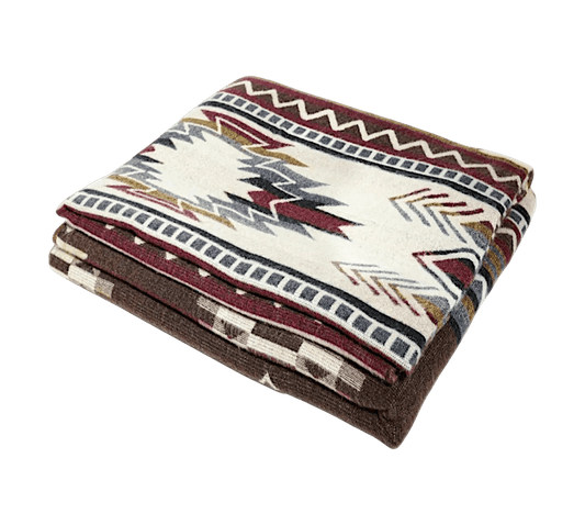 Grand Canyon Brown Alpaca Wool Adventure Blanket - Roam Earth Co.