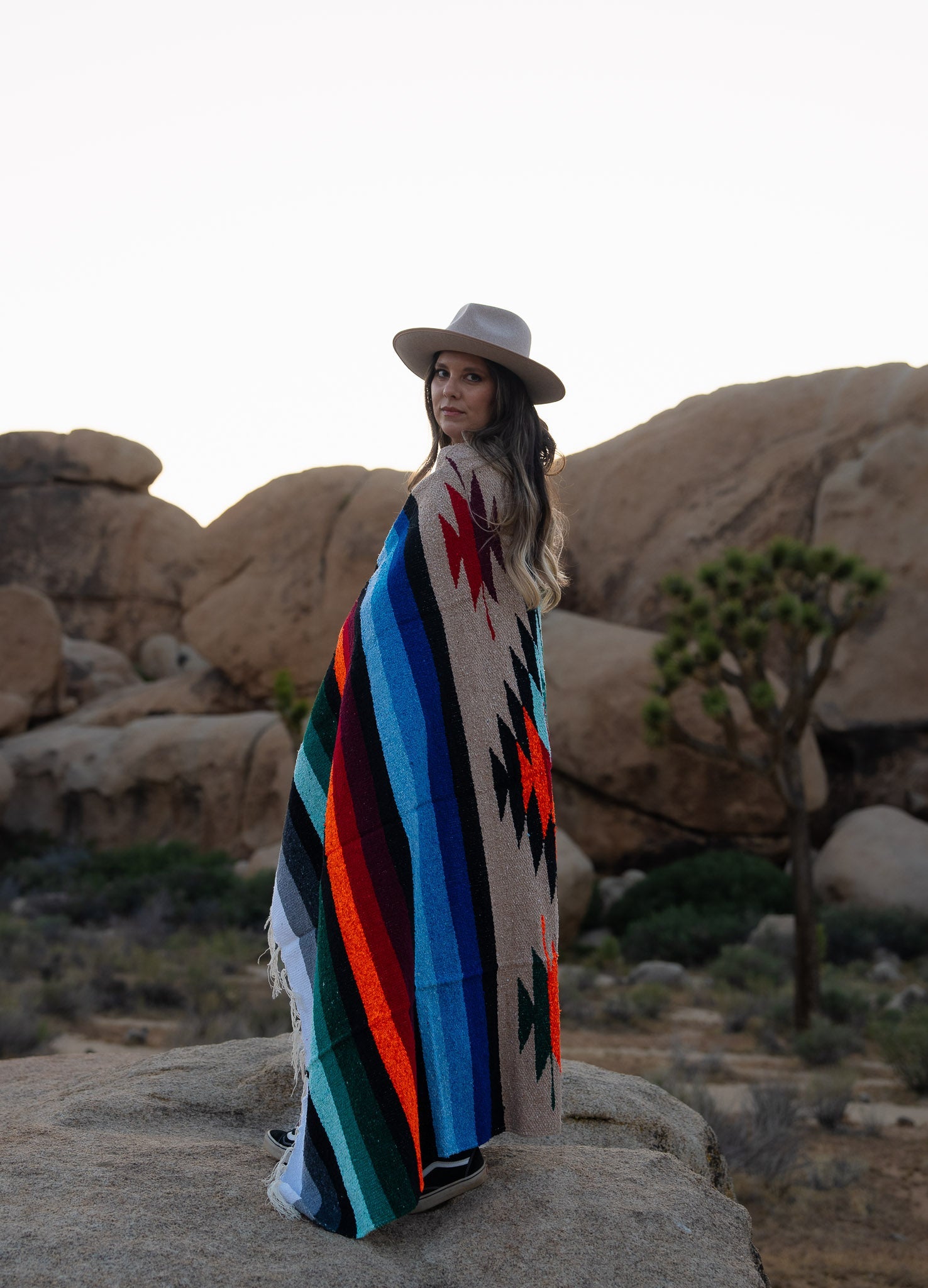 Joshua Tree Southwest Multicolor Blanket - Roam Earth Co.