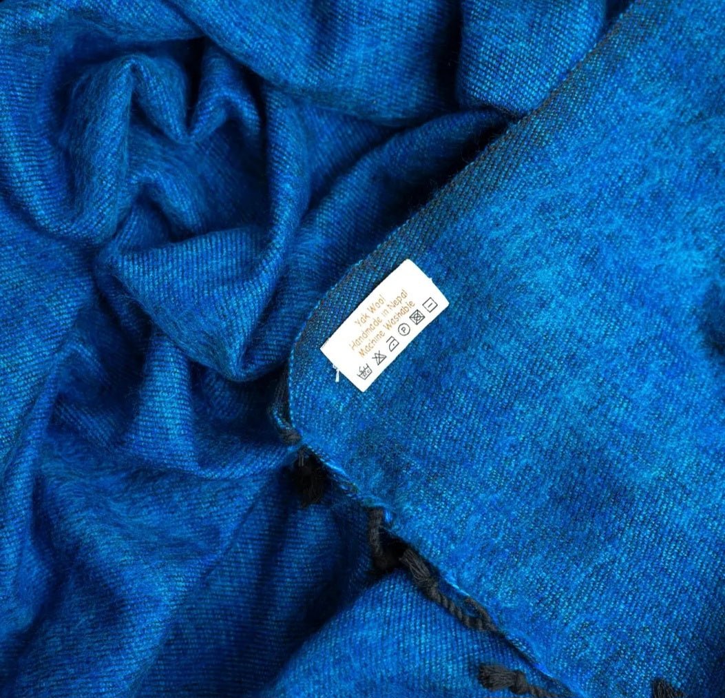 Lake Tahoe Yak Wool Extra Soft Travel Blanket - Roam Earth Co.