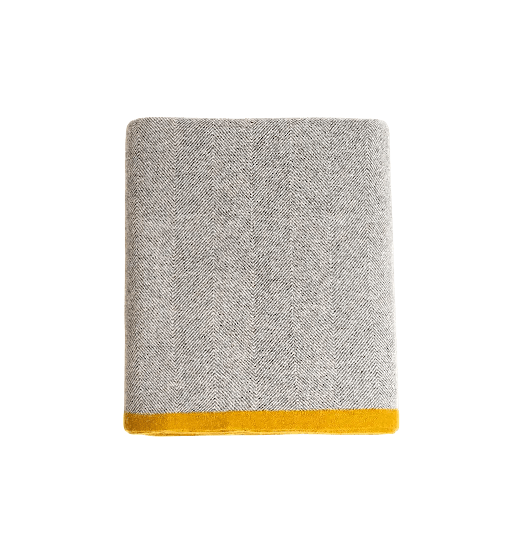 North Cascades Cashmere Reversible Travel & Luxury Home Blanket - Roam Earth Co.