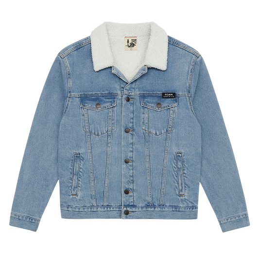 Roam Sherpa-Lined Denim Unisex Jacket