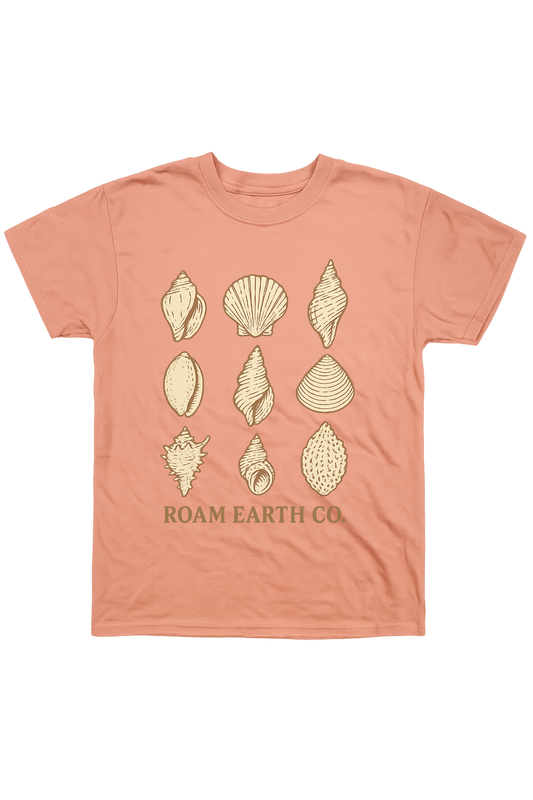 Seashells Coral Unisex Crew Neck T-Shirt