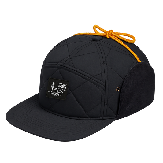 Bonfire Diamond Quilt & Corduroy Black Performance Hat