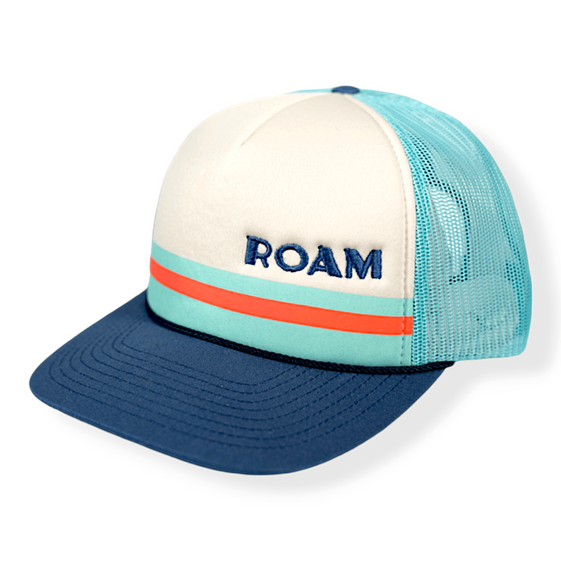 ROAM Line Up Blue Trucker Cap - Roam Earth Co.