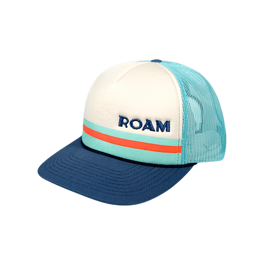 ROAM Line Up Blue Trucker Cap - Roam Earth Co.
