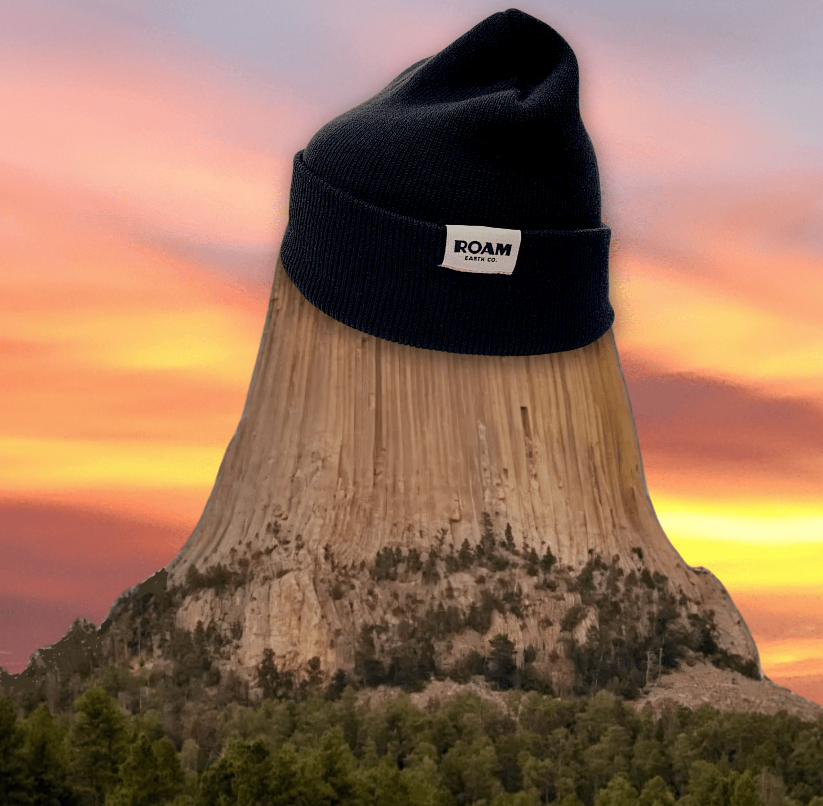 Roam Wool Blend Black Beanie - Roam Earth Co.