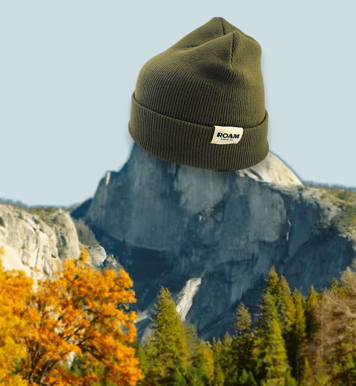 Roam Wool Blend Forest Green Beanie - Roam Earth Co.