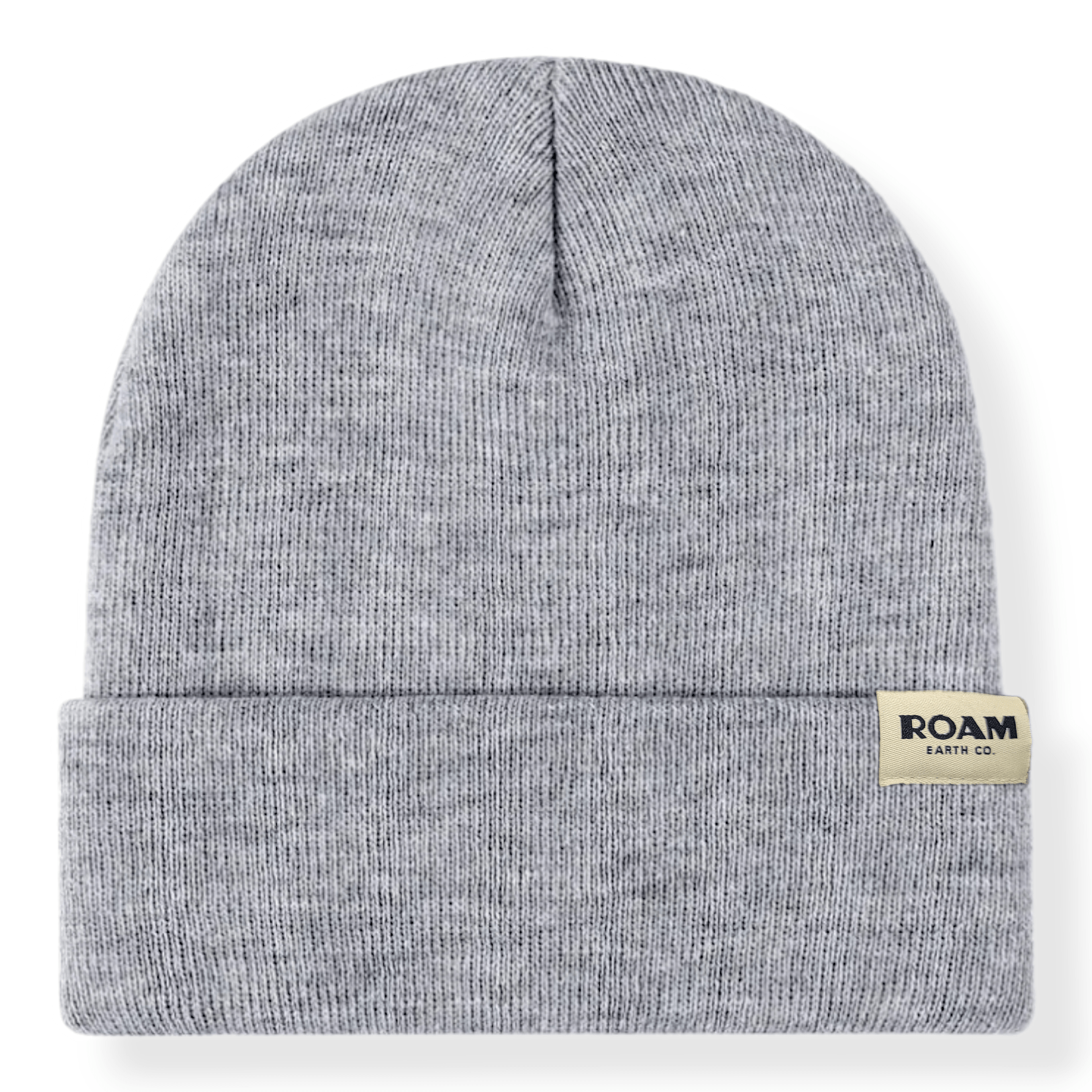 Roam Wool Blend Heather Grey Beanie - Roam Earth Co.