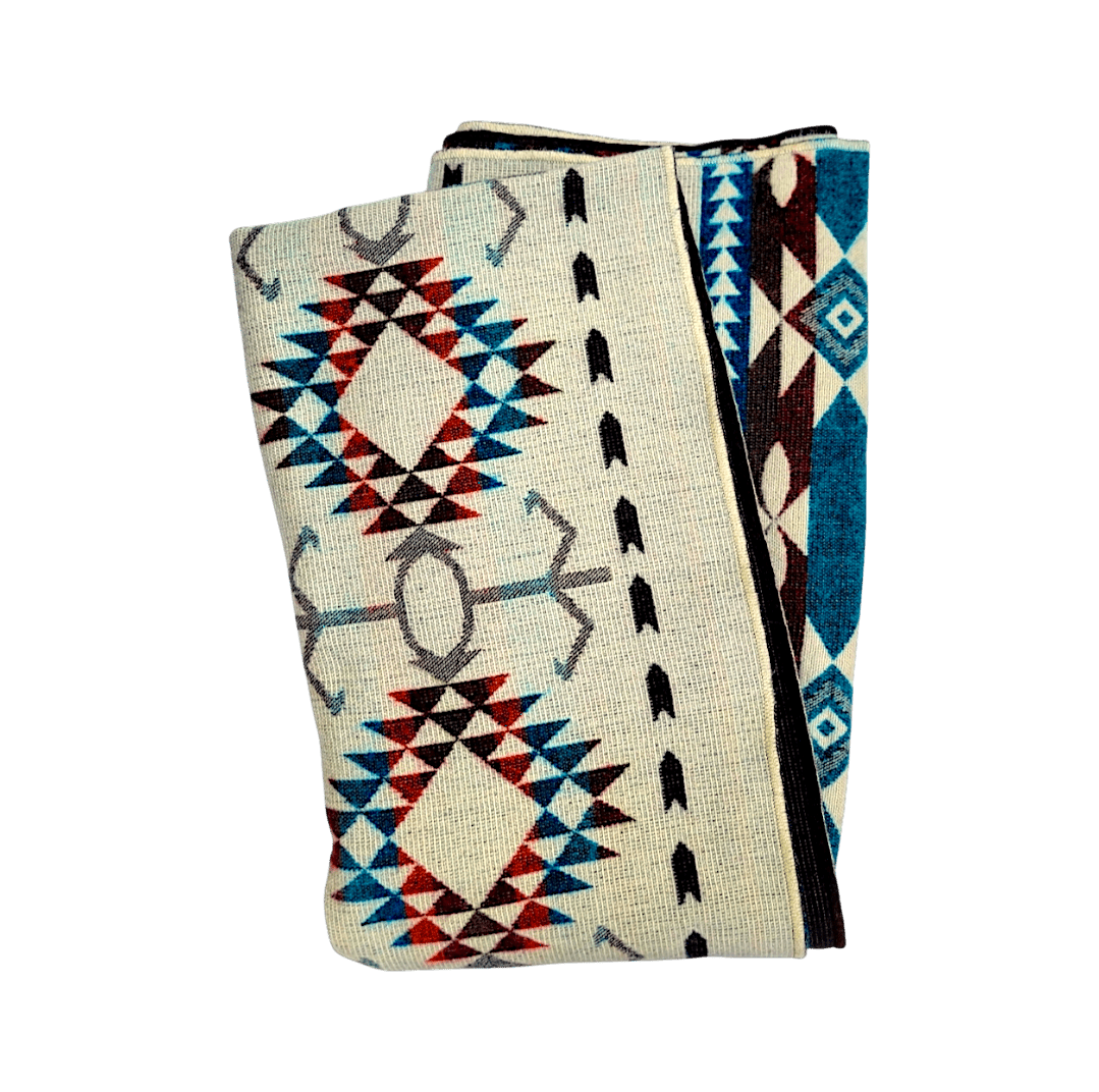 Rocky Mountain Alpaca Wool Reversible Pattern Blanket - Roam Earth Co.