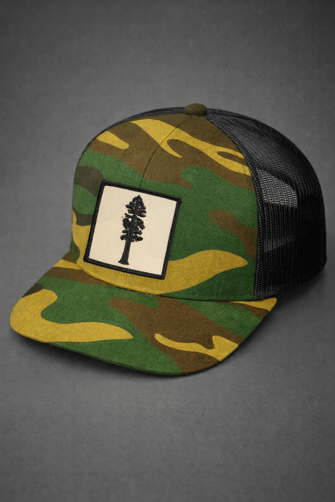 Sequoia Camo Trucker Cap - Roam Earth Co.