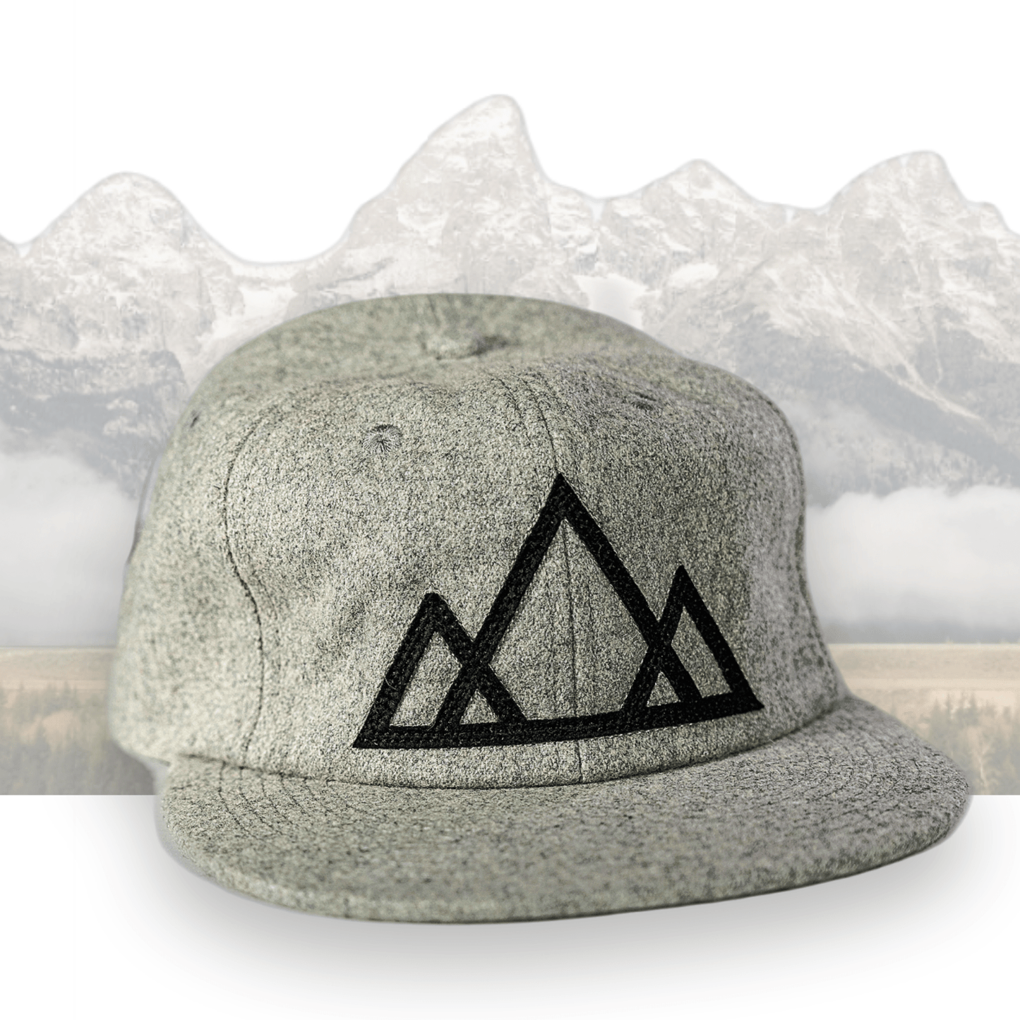 Vintage Wool Mountain Cap - Gray - Roam Earth Co.