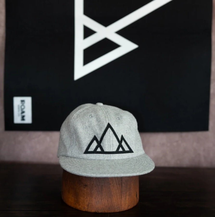 Vintage Wool Mountain Cap - Gray - Roam Earth Co.