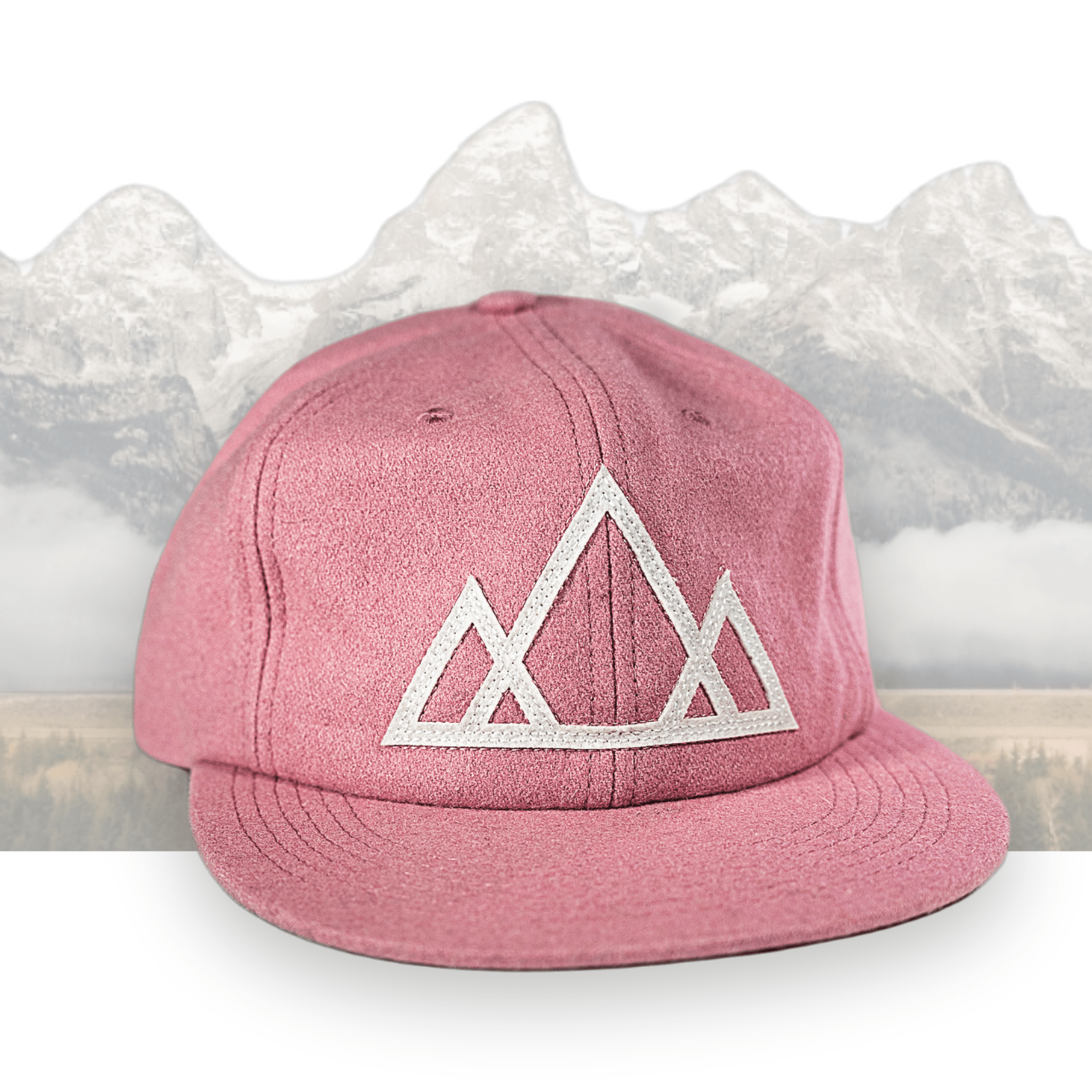 Vintage Wool Mountain Cap - Pink - Roam Earth Co.