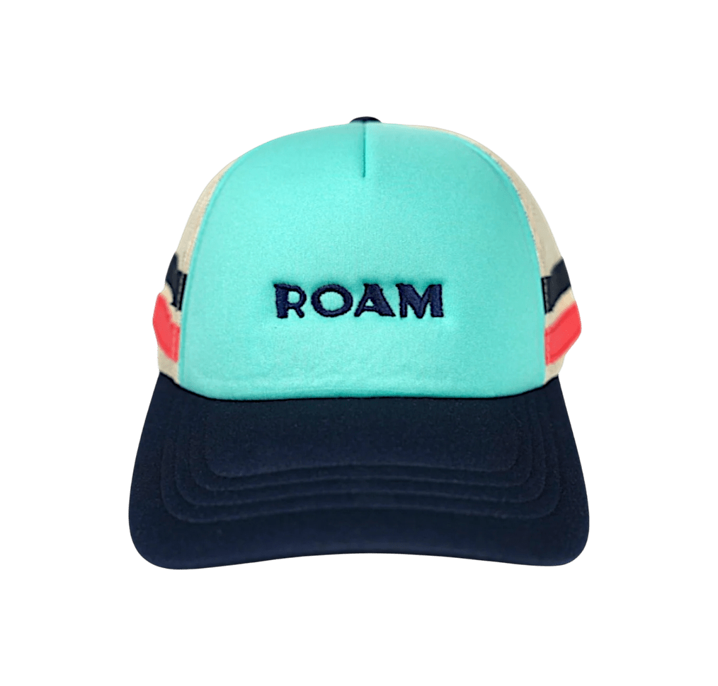 Women's ROAM Striped Trucker Cap - Roam Earth Co.