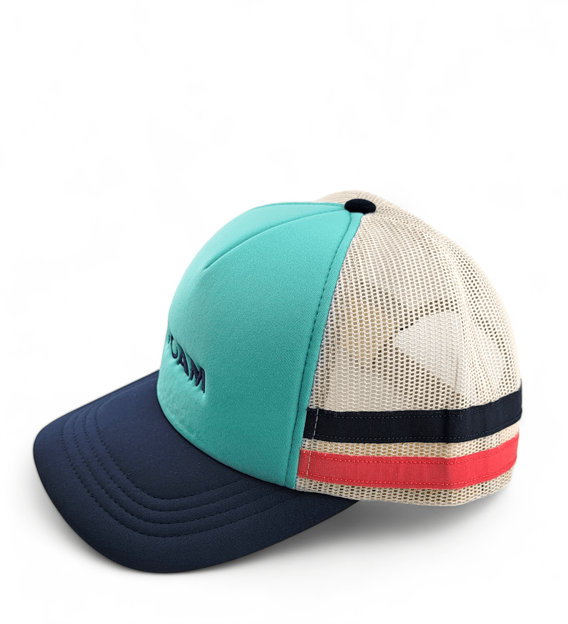 Women's ROAM Striped Trucker Cap - Roam Earth Co.